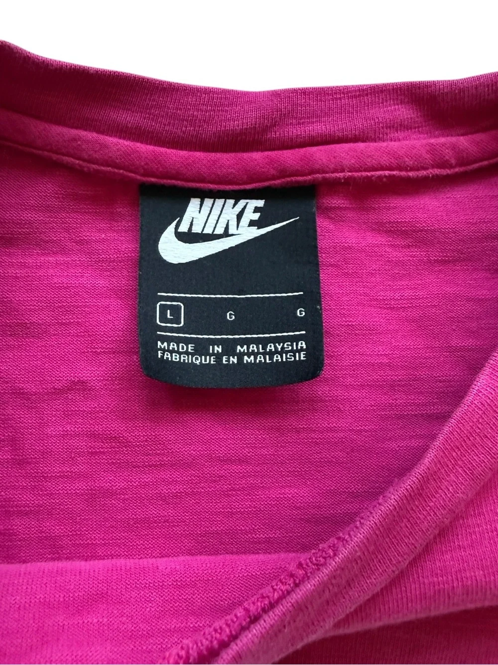 Nike World Tour Move Your Sole Long Sleeve Shirt Pink Men’s L Graphic Tee Gym